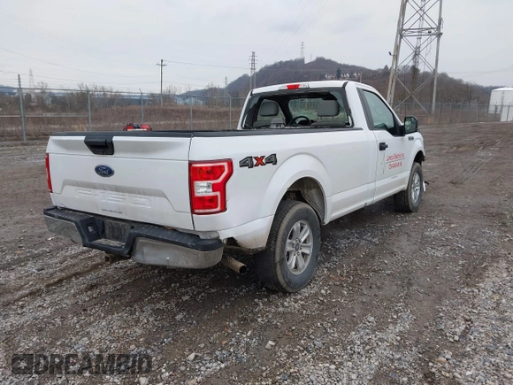 2019 Ford F-150 XL with VIN 1FTMF1EBXKKE23997, listed as a IAAI auction lot 41571221 with 53,964 mi miles and . Bid and sale history available at DreamBid. Image 4.