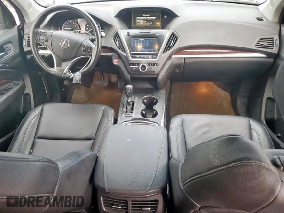 2015 Acura MDX Technology with VIN 5FRYD3H43FB011602, listed as a Copart auction lot 64267505 with 94,622 mi miles and Salvage title. Bid and sale history available at DreamBid. Image 8.