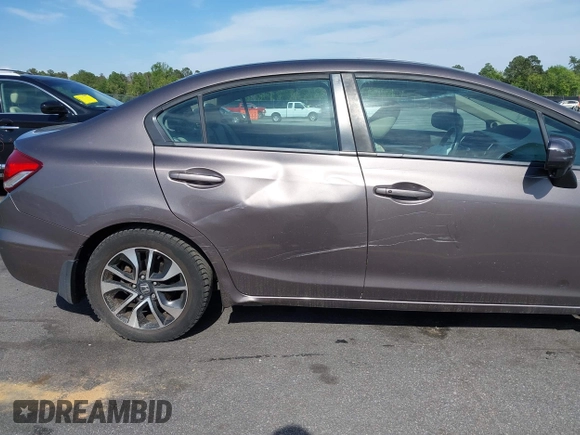 2015 Honda Civic EX with VIN 19XFB2F85FE037283, listed as a IAAI auction lot 42036917 with 109,390 mi miles and . Bid and sale history available at DreamBid. Image 18.