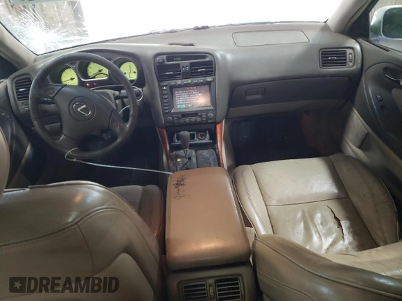 2003 Lexus GS 300 z VIN JT8BD69S130186526, wystawiony jako Copart lot #49101635 z przebiegiem 179 018 mil mil oraz Szkoda całkowita • Salvage title. Historia ofert i sprzedaży dostępna na DreamBid. Obrazek 8.