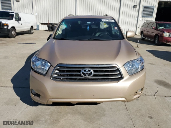 2008 Toyota Highlander Sport with VIN JTEDS43A882014506, listed as a Copart auction lot 89075615 with 0 mi miles and Salvage Title. Bid and sale history available at carsss.com. Image 5.