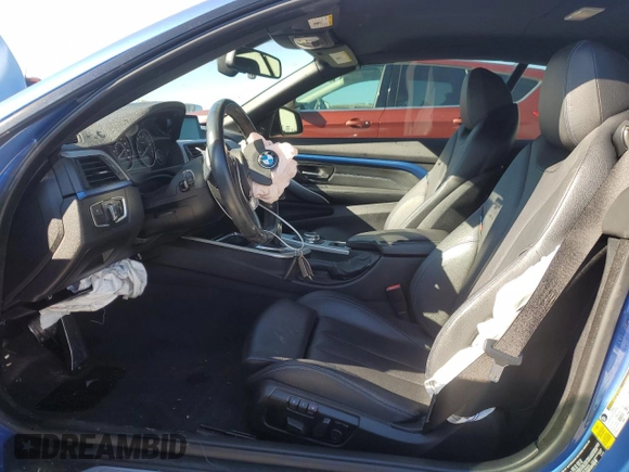 2014 BMW 4 Series 435i with VIN WBA3T3C57EJ876494, listed as a Copart auction lot 80781524 with 49,541 mi miles and Salvage title. Bid and sale history available at DreamBid. Image 7.