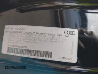 2018 Audi A5 Cabriolet Premium Plus z VIN WAUYNGF54JN008779, wystawiony jako IAAI lot #40763875 z przebiegiem 53 346 mil mil oraz . Historia ofert i sprzedaży dostępna na DreamBid. Obrazek 9.