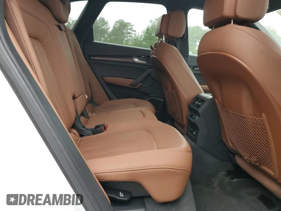 2021 Audi Q5 Premium Plus with VIN WA1BAAFY1M2017872, listed as a Copart auction lot 59964725 with 58,694 mi miles and Salvage title. Bid and sale history available at DreamBid. Image 11.