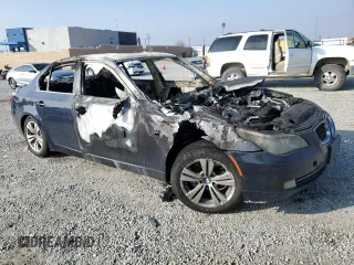 2009 BMW 5 Series 528i with VIN WBANU53509C119867, listed as a Copart auction lot 44187515 with Not Provided miles and Non Repairable. Bid and sale history available at carsss.com. Image 4.