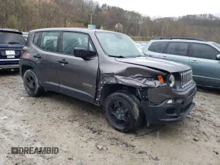 2016 Jeep Renegade Sport with VIN ZACCJBAW5GPD03336, listed as a Copart auction lot 50492275 with 116,001 mi miles and Salvage Title. Bid and sale history available at carsss.com. Image 4.