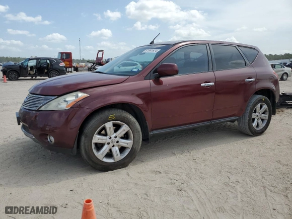2006 Nissan Murano S with VIN JN8AZ08W46W521350, listed as a Copart auction lot 61891624 with 164,128 mi miles and Salvage Title. Bid and sale history available at carsss.com. Image 1.
