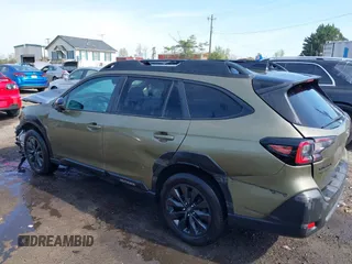 2025 Subaru Outback Onyx с VIN 4S4BTALC7S3125022, выставлен на аукционе IAAI как лот 42033771 с пробегом 27 062 миль миль и . История ставок и продаж доступна на DreamBid. Изображение 3.