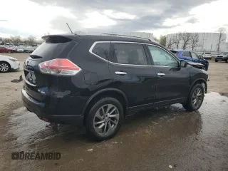 2016 Nissan Rogue S with VIN JN8AT2MVXGW144910, listed as a Copart auction lot 55214625 with 127,384 mi miles and Salvage Title. Bid and sale history available at DreamBid. Image 3.