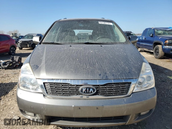 2011 Kia Sedona EX with VIN KNDMH4C72B6386804, listed as a Copart auction lot 79738714 with 0 mi miles and Salvage Title. Bid and sale history available at carsss.com. Image 5.