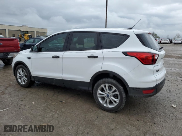 2019 Ford Escape S с VIN 1FMCU0F72KUA23079, выставлен на аукционе Copart как лот 54748785 с пробегом 87 861 миль миль и Списание • Salvage title. История ставок и продаж доступна на DreamBid. Изображение 2.