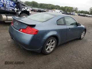 2005 Infiniti G35 with VIN JNKCV54E55M411958, listed as a Copart auction lot 71178484 with 190,321 mi miles and Salvage Title. Bid and sale history available at DreamBid. Image 3.