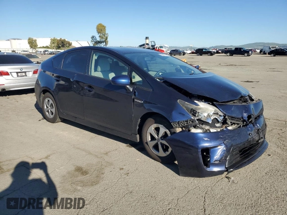 2013 Toyota Prius One with VIN JTDKN3DU5D0351775, listed as a Copart auction lot 50271345 with 169,628 mi miles and Salvage Title. Bid and sale history available at carsss.com. Image 4.