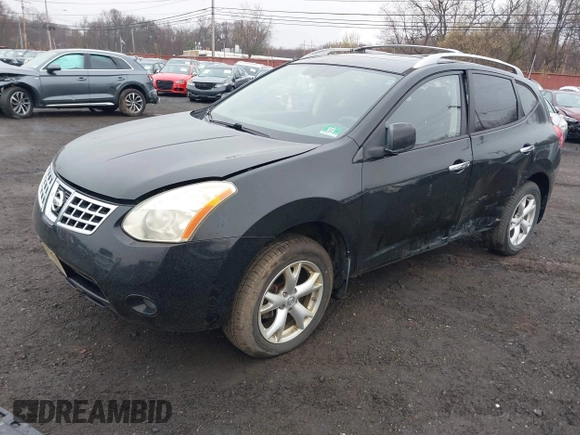 2010 Nissan Rogue S with VIN JN8AS5MT3AW009360, listed as a IAAI auction lot 41944678 with 125,366 mi miles and . Bid and sale history available at carsss.com. Image 2.