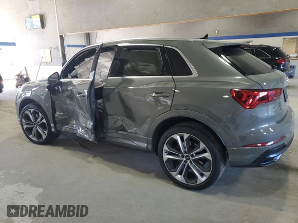 2020 Audi Q3 S line Premium Plus with VIN WA1EECF34L1113405, listed as a Copart auction lot 47685765 with Not provided miles and Salvage title. Bid and sale history available at DreamBid. Image 2.