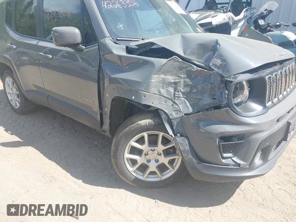 2021 Jeep Renegade 80th Anniversary with VIN ZACNJDBB2MPN31688, listed as a IAAI auction lot 42263356 with 50,910 mi miles and . Bid and sale history available at DreamBid. Image 12.