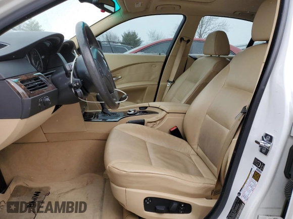 2005 BMW 5 Series 530i with VIN WBANA73545CR60380, listed as a Copart auction lot 87524625 with 82,164 mi miles and Clean Title. Bid and sale history available at DreamBid. Image 7.