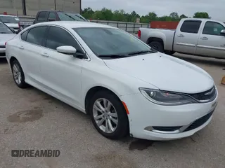 2016 Chrysler 200 Limited with VIN 1C3CCCAB3GN154726, listed as a IAAI auction lot 41969451 with 182,626 mi miles. Bid and sale history available at carsss.com. Image 1.