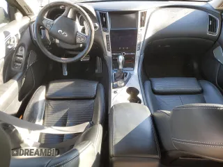 2017 Infiniti Q50 2.0t Premium with VIN JN1CV7AR6HM680577, listed as a Copart auction lot 88735105 with 48,805 mi miles and Salvage Title. Bid and sale history available at carsss.com. Image 8.
