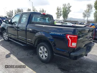 2017 Ford F-150 XL with VIN 1FTEX1CP3HKC18840, listed as a IAAI auction lot 41929464 with 1 mi miles. Bid and sale history available at carsss.com. Image 3.