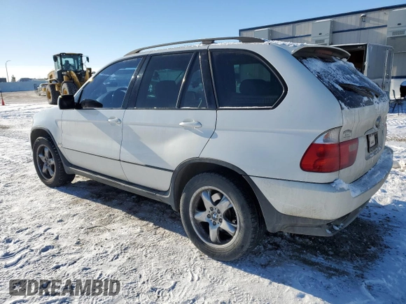 2002 BMW X5 4.4i with VIN 5UXFB335X2LH35651, listed as a Copart auction lot 44817345 with 133,972 mi miles and Salvage Title. Bid and sale history available at carsss.com. Image 2.