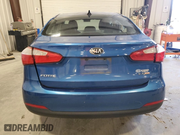2014 Kia Forte EX with VIN KNAFX4A8XE5100826, listed as a Copart auction lot 47490905 with 123,266 mi miles and Salvage Title. Bid and sale history available at carsss.com. Image 6.