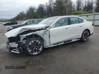 2024 BMW 5 Series 530i xDrive with VIN WBA53FJ05RCP95117, listed as a Copart auction lot 56534135 with 14,831 mi miles and Salvage title. Bid and sale history available at DreamBid. Image 1.