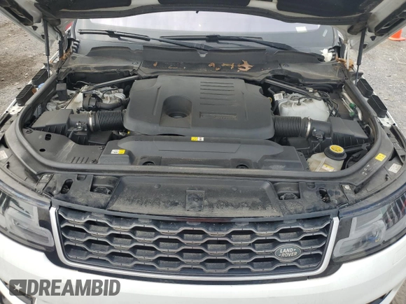 2020 Land Rover Range Rover Sport HSE with VIN SALWR2SU0LA896724, listed as a Copart auction lot 59272225 with Not provided miles and Clean title. Bid and sale history available at DreamBid. Image 12.