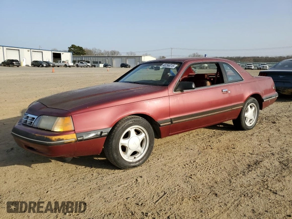 1988 Ford Thunderbird with VIN 1FABP6047JH241900, listed as a Copart auction lot 48266015 with 36,567 mi miles and Clean Title. Bid and sale history available at carsss.com. Image 1.