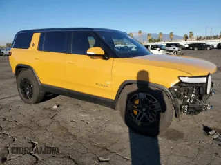 2023 Rivian R1S Launch Edition with VIN 7PDSGABL3PN007354, listed as a Copart auction lot 87954795 with 13,158 mi miles and Salvage Title. Bid and sale history available at carsss.com. Image 4.