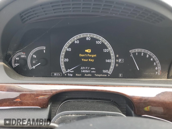 2012 Mercedes-Benz S 550 with VIN WDDNG9EB3CA434711, listed as a Copart auction lot 59297855 with 140,561 mi miles and Clean title. Bid and sale history available at DreamBid. Image 9.