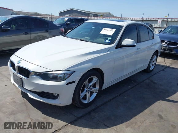 2014 BMW 3 Series 328i with VIN WBA3C1C52EK111076, listed as a IAAI auction lot 41817471 with 98,759 mi miles. Bid and sale history available at carsss.com. Image 21.