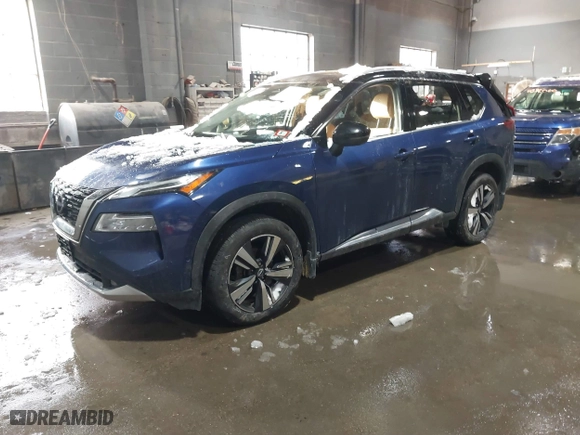 2022 Nissan Rogue Platinum with VIN JN8BT3DD8NW274411, listed as a IAAI auction lot 41590174 with 38,161 mi miles. Bid and sale history available at carsss.com. Image 17.