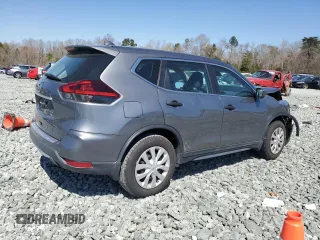 2020 Nissan Rogue S with VIN 5N1AT2MTXLC800489, listed as a Copart auction lot 50518015 with 71,944 mi miles and Salvage Title. Bid and sale history available at carsss.com. Image 3.