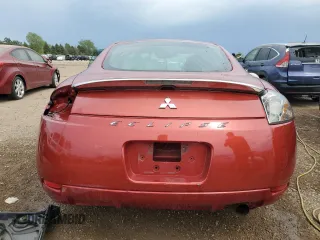 2008 Mitsubishi Eclipse GS with VIN 4A3AK24F78E042198, listed as a Copart auction lot 53043564 with 105,025 mi miles and Salvage Title. Bid and sale history available at carsss.com. Image 6.