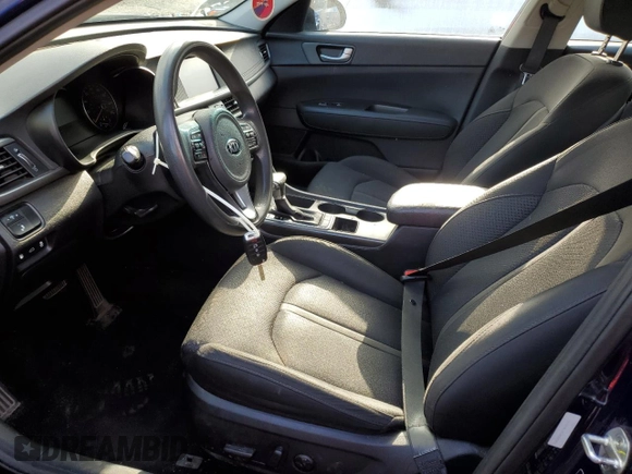 2018 Kia Optima LX z VIN 5XXGT4L38JG225981, wystawiony jako Copart lot #53051935 z przebiegiem 85 610 mil mil oraz Szkoda całkowita • Salvage title. Historia ofert i sprzedaży dostępna na DreamBid. Obrazek 7.