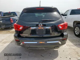 2018 Nissan Pathfinder SV with VIN 5N1DR2MM9JC605775, listed as a Copart auction lot 57074025 with 157,760 mi miles and Salvage title. Bid and sale history available at DreamBid. Image 6.