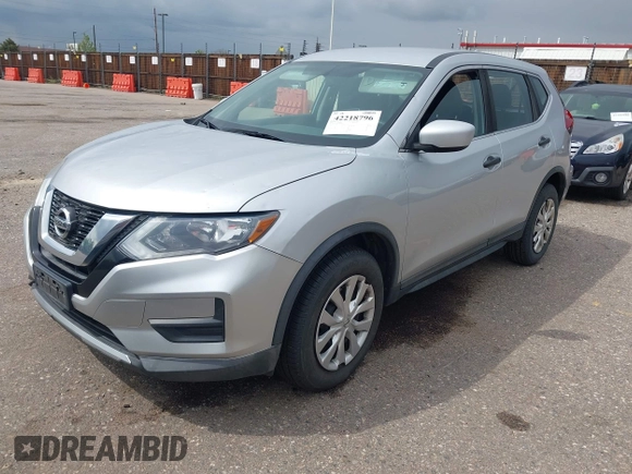 2017 Nissan Rogue SV with VIN KNMAT2MV3HP554617, listed as a IAAI auction lot 42218796 with 110,624 mi miles. Bid and sale history available at carsss.com. Image 2.