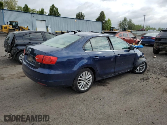 2013 Volkswagen Jetta TDI w/Premium with VIN 3VWLL7AJ6DM386508, listed as a Copart auction lot 57067455 with 127,573 mi miles and Salvage title. Bid and sale history available at DreamBid. Image 3.