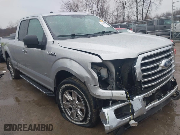 2016 Ford F-150 XLT with VIN 1FTEX1EP7GFA52018, listed as a IAAI auction lot 41989955 with 121,867 mi miles. Bid and sale history available at carsss.com. Image 1.