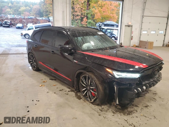 2024 Acura MDX Type S w/Advance Package with VIN 5J8YD8H85RL001335, listed as a Copart auction lot 75613164 with 13,010 mi miles and Salvage Title. Bid and sale history available at carsss.com. Image 4.