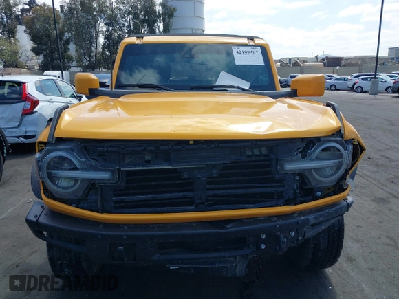 2021 Ford Bronco with VIN 1FMEE5BPXMLA93172, listed as a IAAI auction lot 42109487 with Not Provided miles and . Bid and sale history available at DreamBid. Image 13.