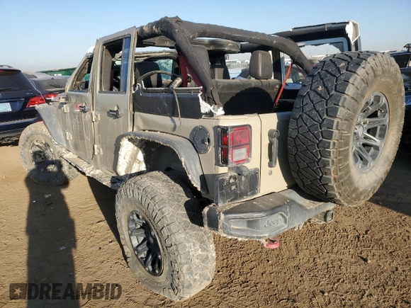 2017 Jeep Wrangler Unlimited Rubicon Recon with VIN 1C4BJWFG1HL717966, listed as a Copart auction lot 75629094 with 86,562 mi miles and Non repairable. Bid and sale history available at DreamBid. Image 2.