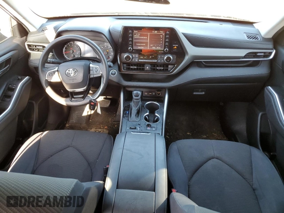 2021 Toyota Highlander L with VIN 5TDCZRAH7MS534966, listed as a Copart auction lot 51899805 with 154,645 mi miles and Salvage title. Bid and sale history available at DreamBid. Image 8.