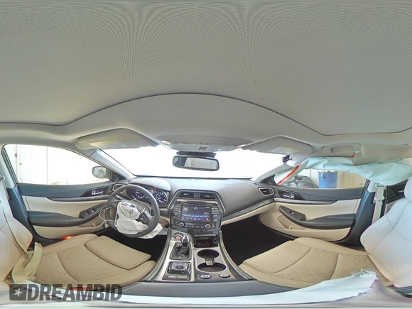 2020 Nissan Maxima Platinum with VIN 1N4AA6FV5LC375169, listed as a Copart auction lot 80644594 with 45,453 mi miles and Salvage Title. Bid and sale history available at DreamBid. Image 14.