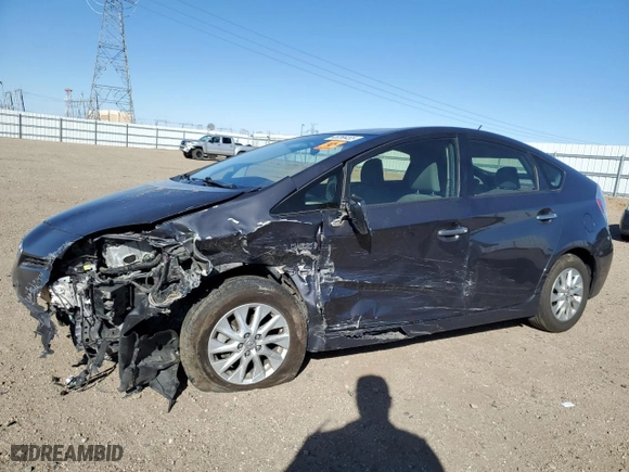 2014 Toyota Prius Plug-In with VIN JTDKN3DP8E3053358, listed as a Copart auction lot 46266455 with NaN miles and Salvage Title. Bid and sale history available at carsss.com. Image 1.