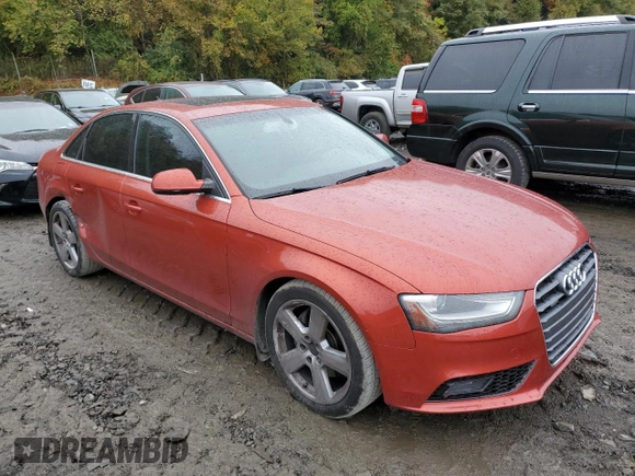 2013 Audi A4 Premium Plus with VIN WAUHFAFL9DA158018, listed as a Copart auction lot 74303104 with 121,308 mi miles and Salvage Title. Bid and sale history available at carsss.com. Image 4.