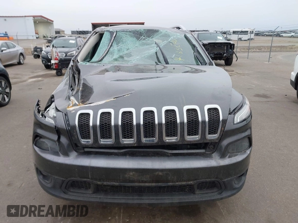 2015 Jeep Cherokee Latitude with VIN 1C4PJMCS2FW755219, listed as a IAAI auction lot 41830715 with 113,097 mi miles. Bid and sale history available at carsss.com. Image 12.