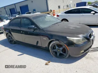 2008 BMW 5 Series 535i with VIN WBANW13568CZ82867, listed as a Copart auction lot 52788405 with Not Provided miles and Clean Title. Bid and sale history available at carsss.com. Image 4.