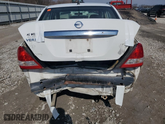 2008 Nissan Versa 1.8 S with VIN 3N1BC11E08L381821, listed as a Copart auction lot 46934395 with 227,346 mi miles and Salvage Title. Bid and sale history available at carsss.com. Image 6.